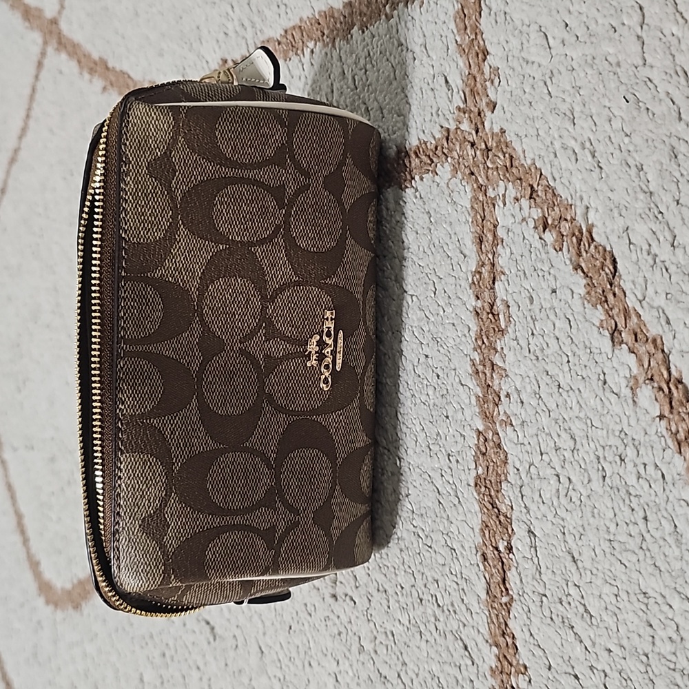 Discontinued  Coach cosmetic bag